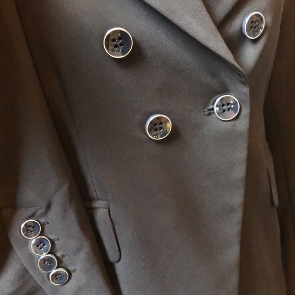 NY&Co 7th Avenue Design Studio Black Double Breasted Blazer NWOT - Picture 5 of 8